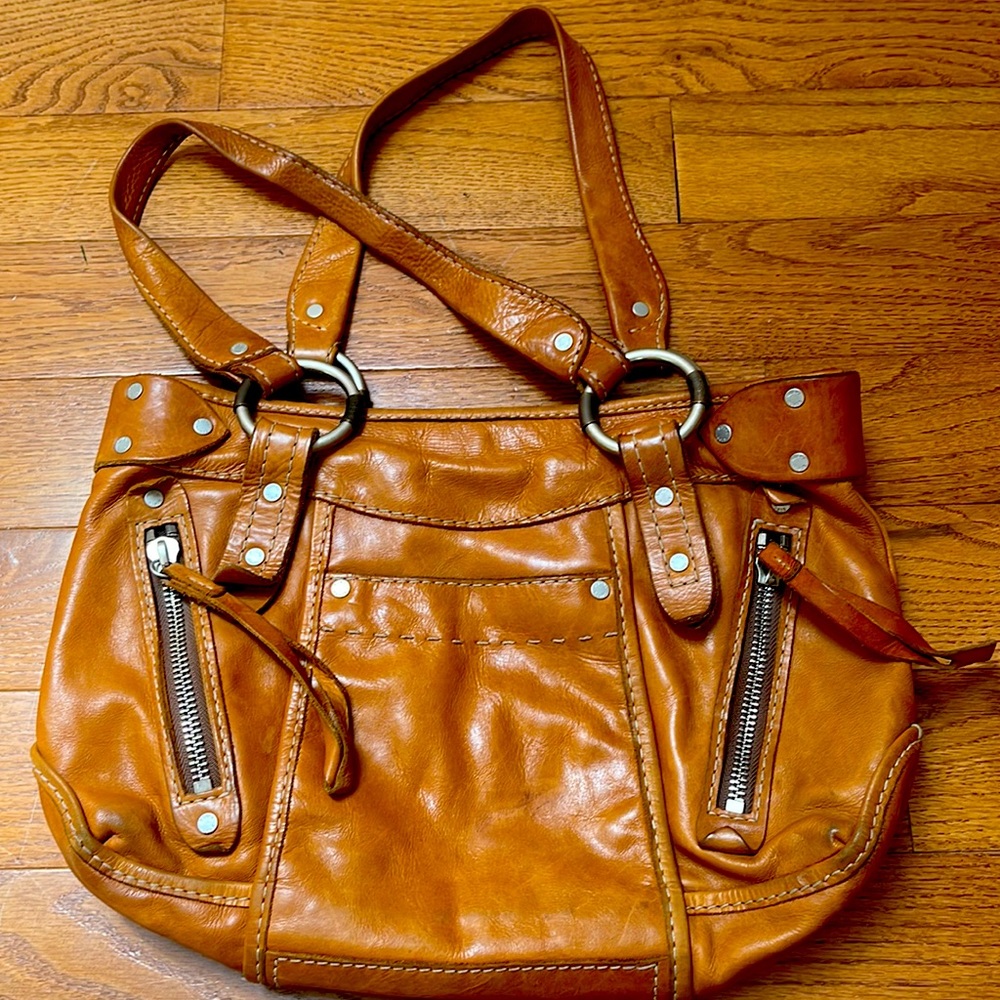 Ruehl Cognac Women’s Leather Handbag